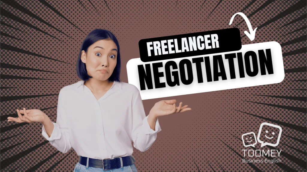 Freelancer shrugging hands