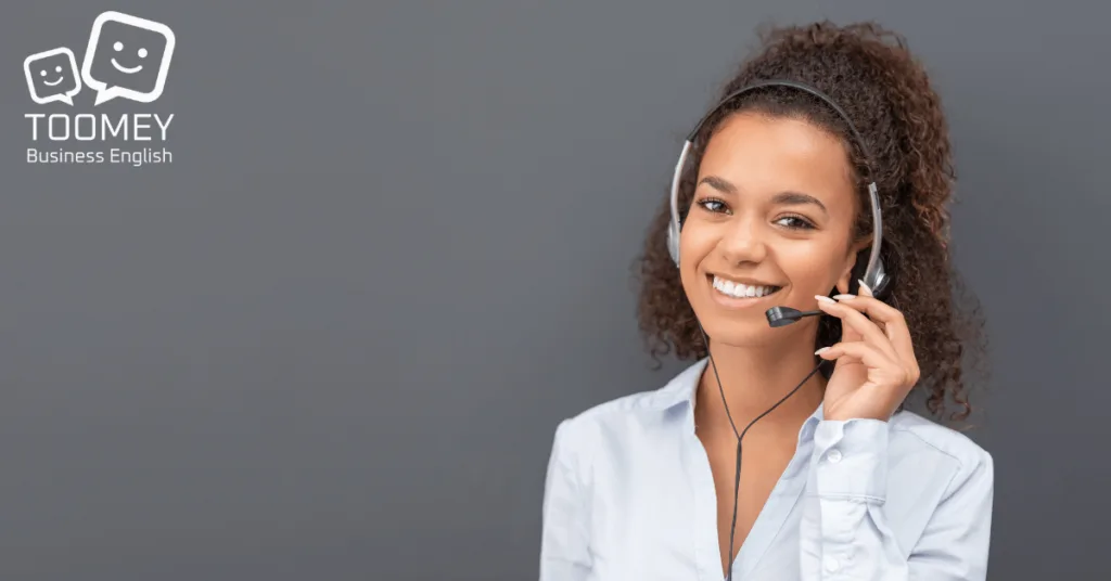 Telephone/Sales Operator on a call. Toomey Business English.